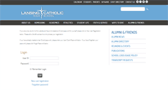 Desktop Screenshot of community.lansingcatholic.org